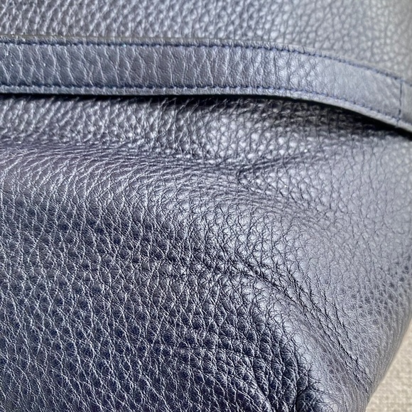 Coach east west pebbled leather Celeste bag in navy - Picture 15 of 15